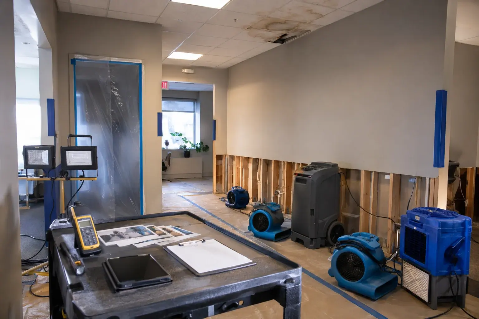 Business Interruption Restoration Support Maple inspection and documentation