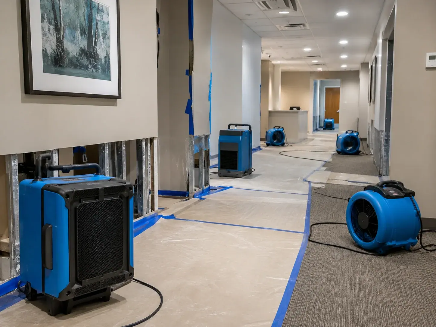 Commercial Sewage Backup Restoration Maple