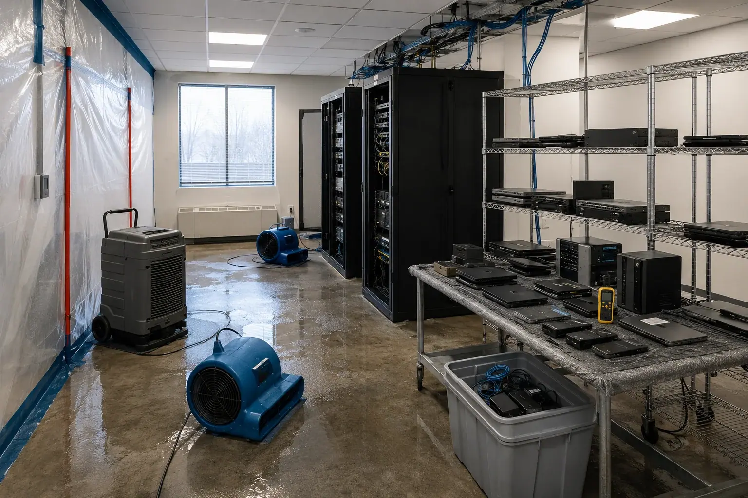 Electronics Restoration Maple inspection and documentation