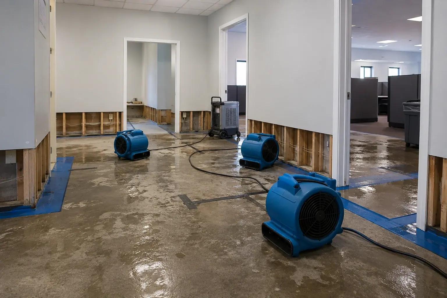 structural drying service planning and restoration scope review