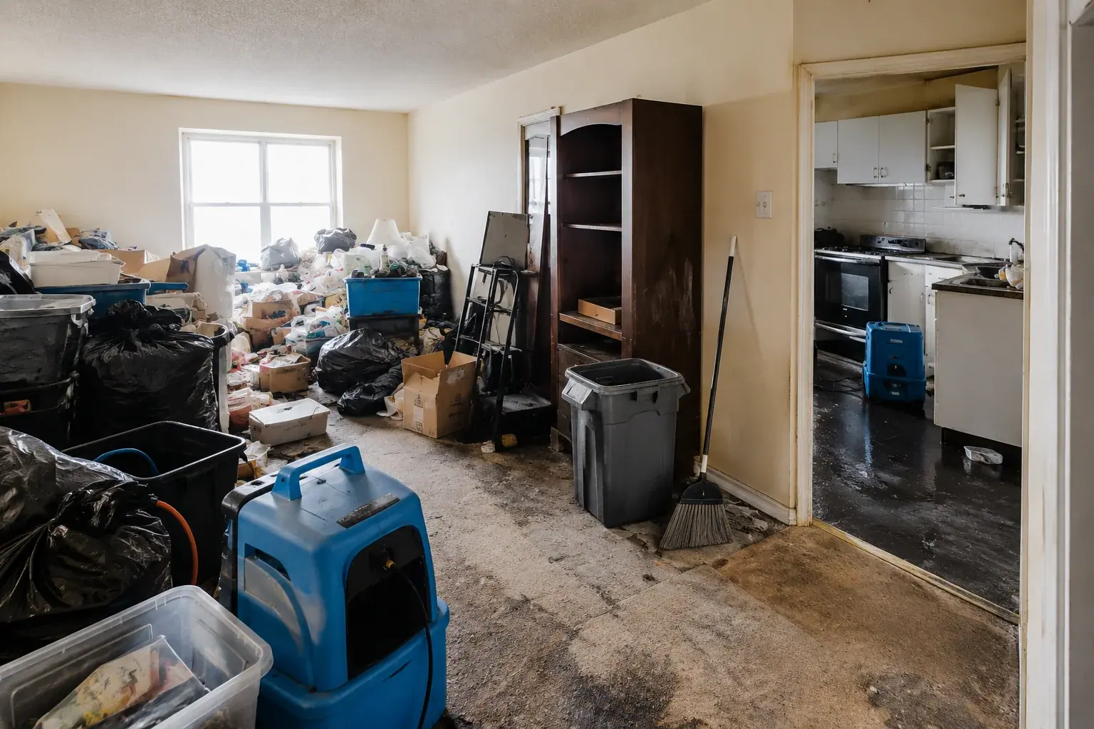 Hoarding Cleanup Maple inspection and documentation