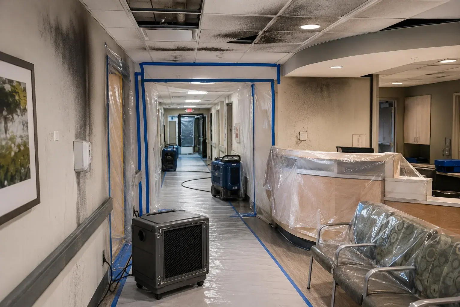 Hospital Restoration inspection and documentation