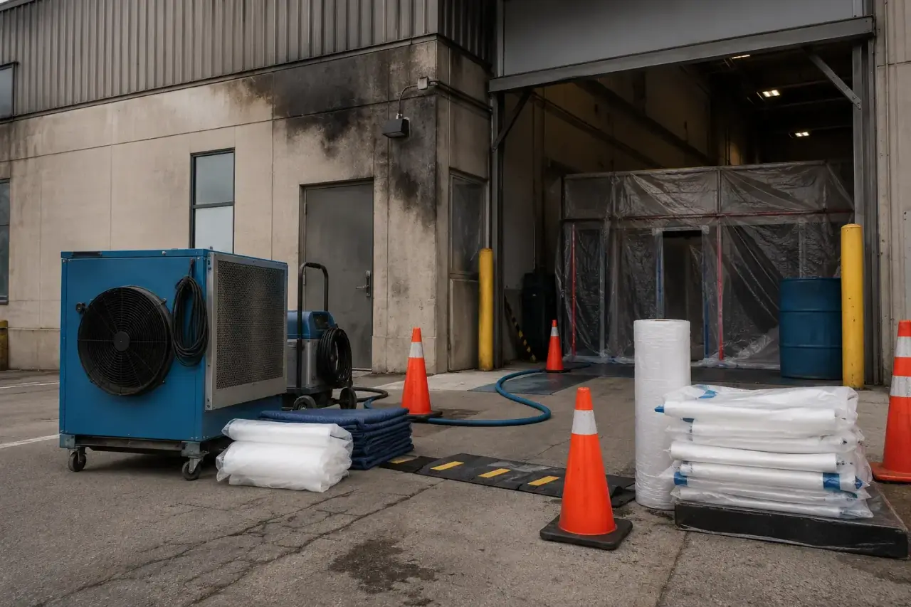 Industrial Fire Damage Restoration Schomberg repairs and reconstruction