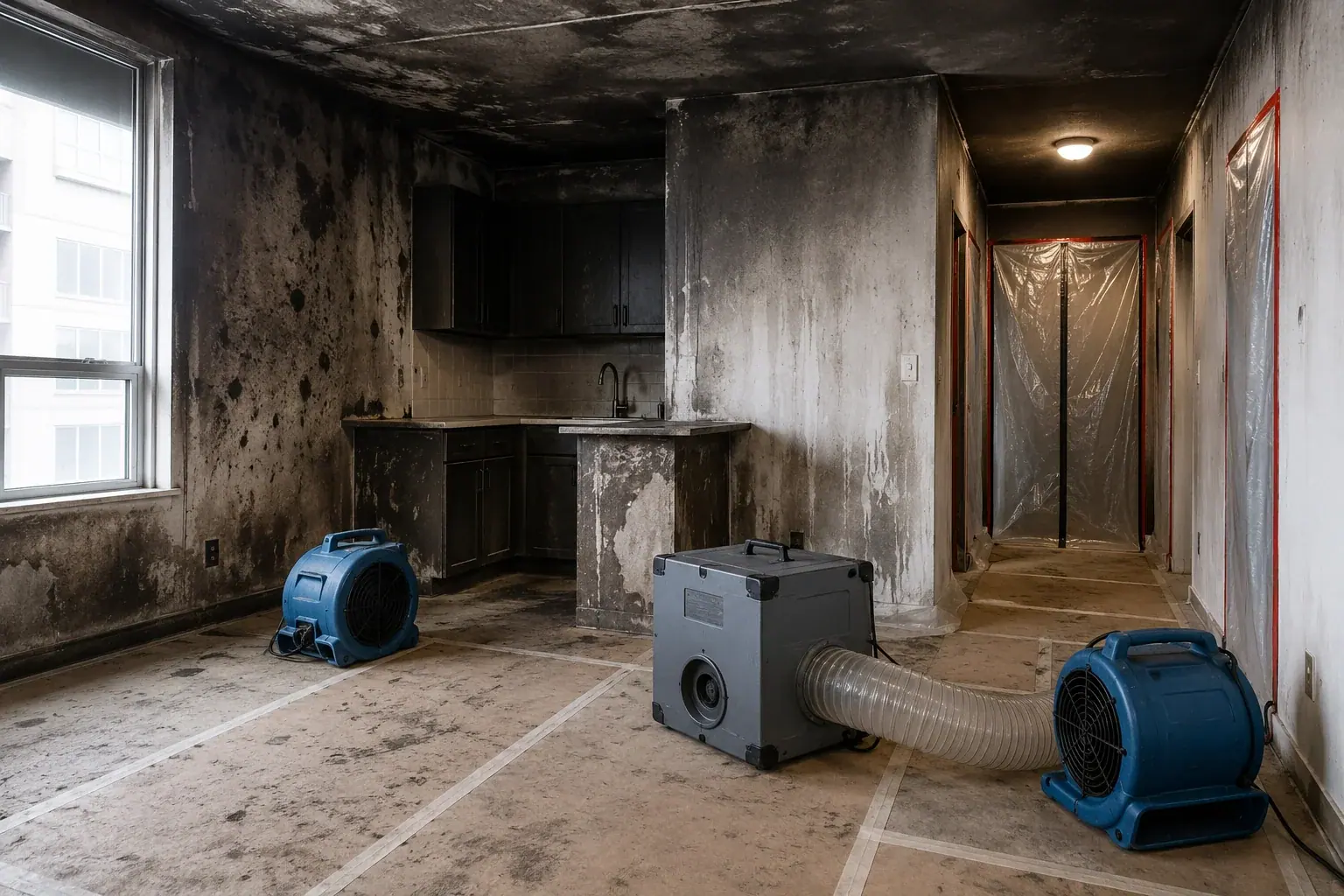odor removal services inspection and documentation setup