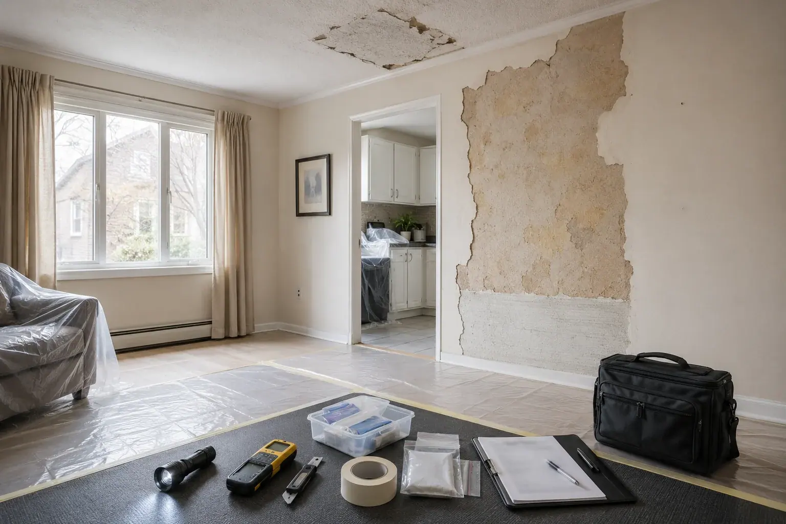 Residential Asbestos Abatement Nobleton damage documentation and insurance claim support