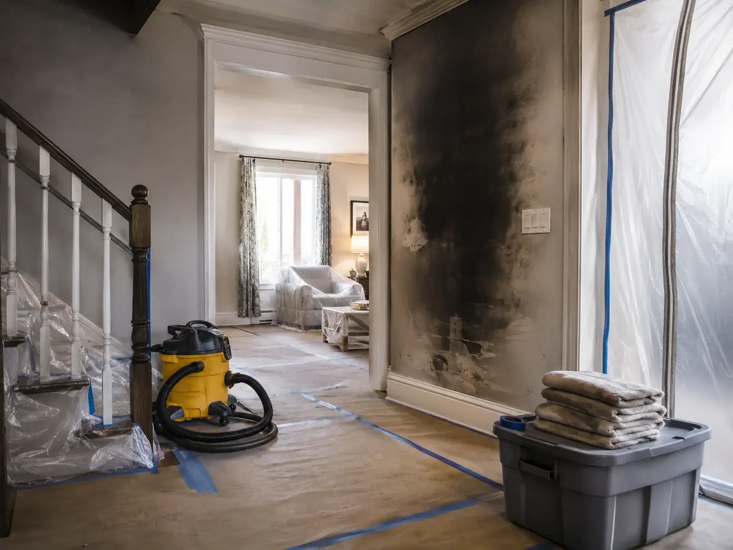 Residential Fire Damage Restoration Nobleton