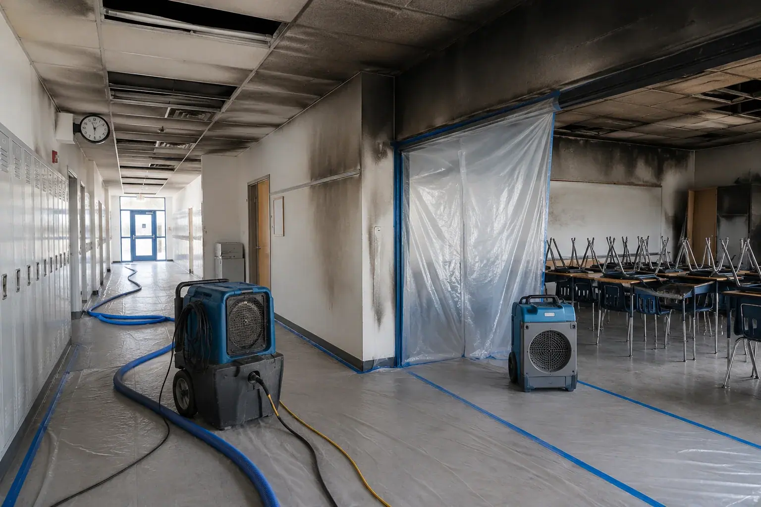 School Restoration Services Nobleton inspection and documentation