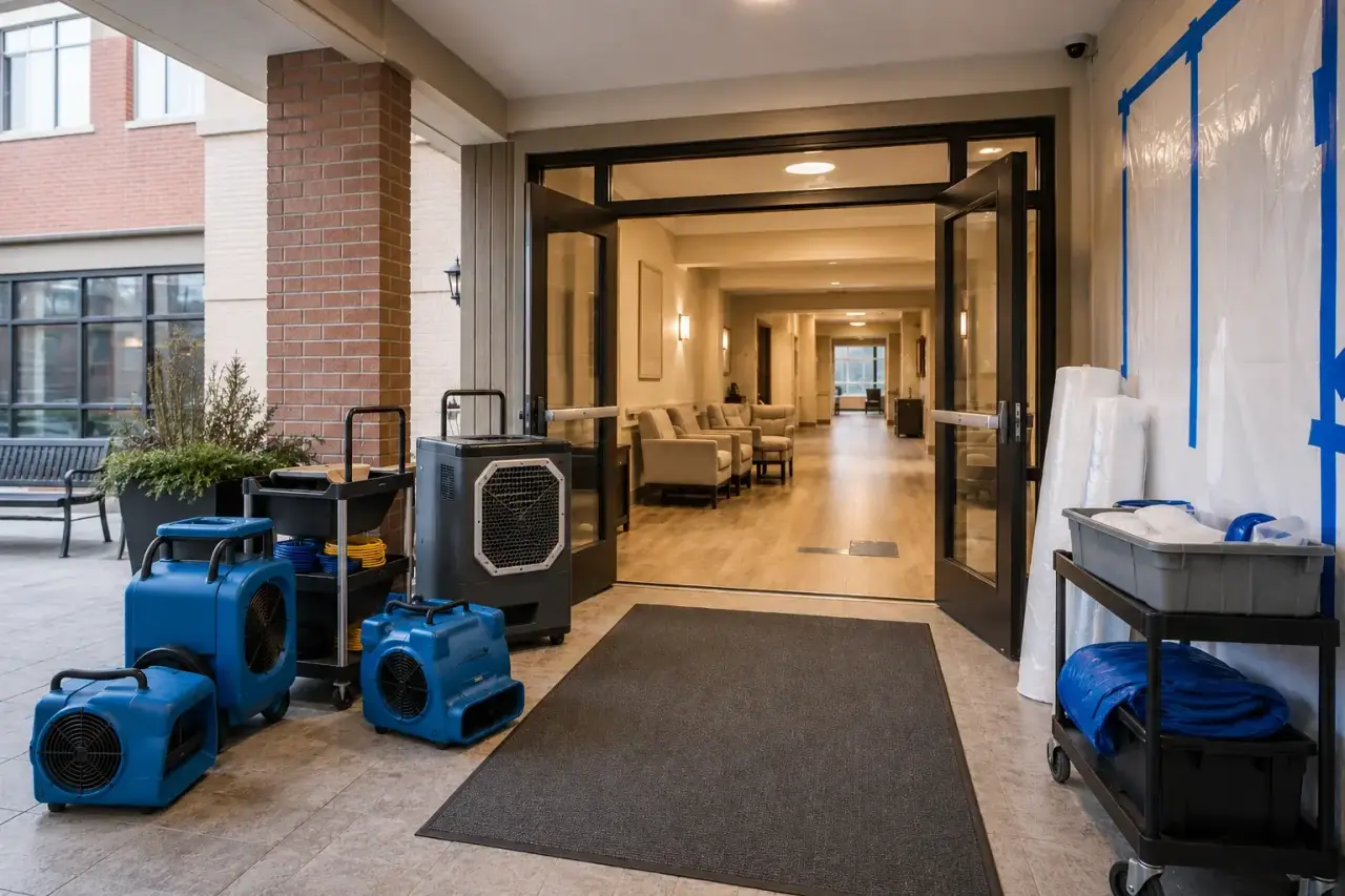 The Acton property and risk picture for Senior Living and Retirement Home Restoration Acton Services