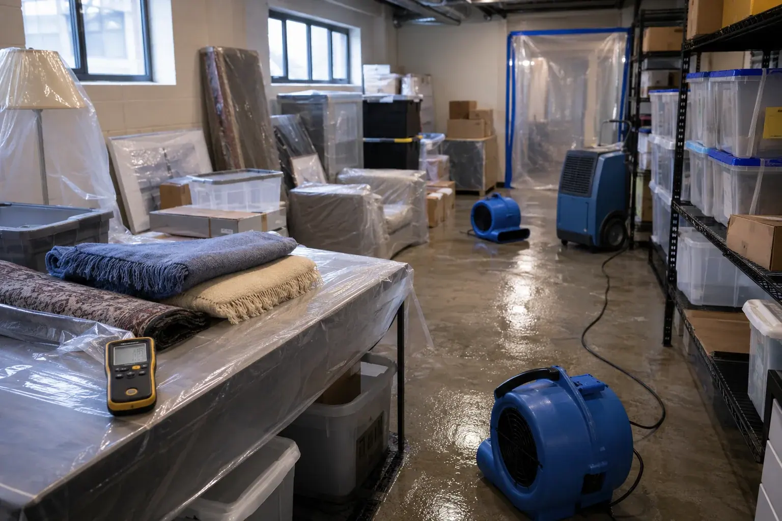 Soft Contents Restoration Services inspection and documentation